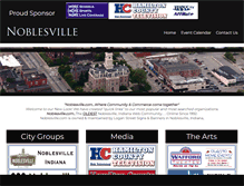Tablet Screenshot of noblesville.com
